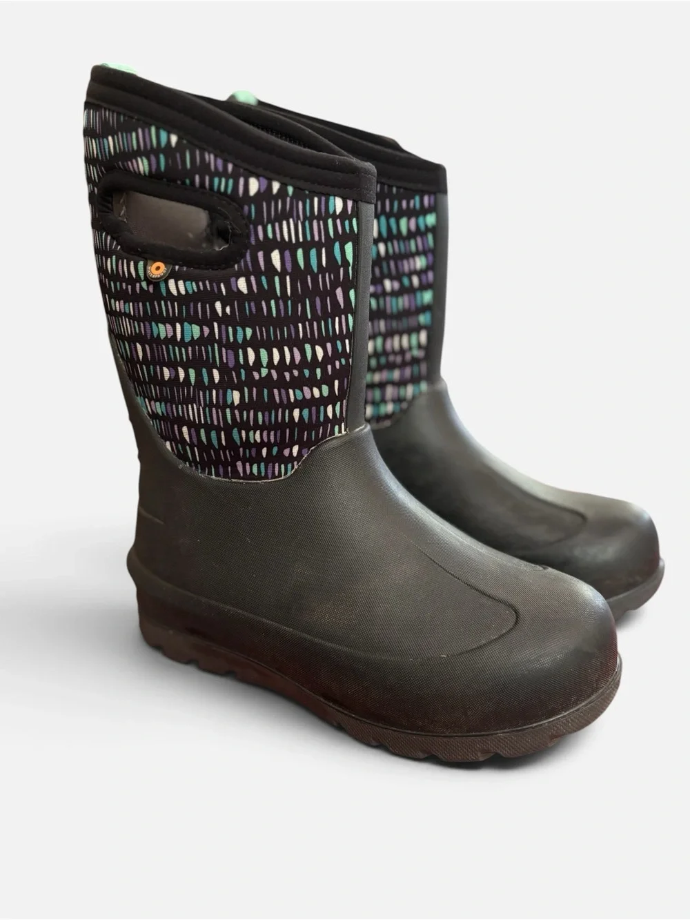Bogs Kids Neo Classic Twinkle Waterproof Sub Zero  Pull On Winter Boots